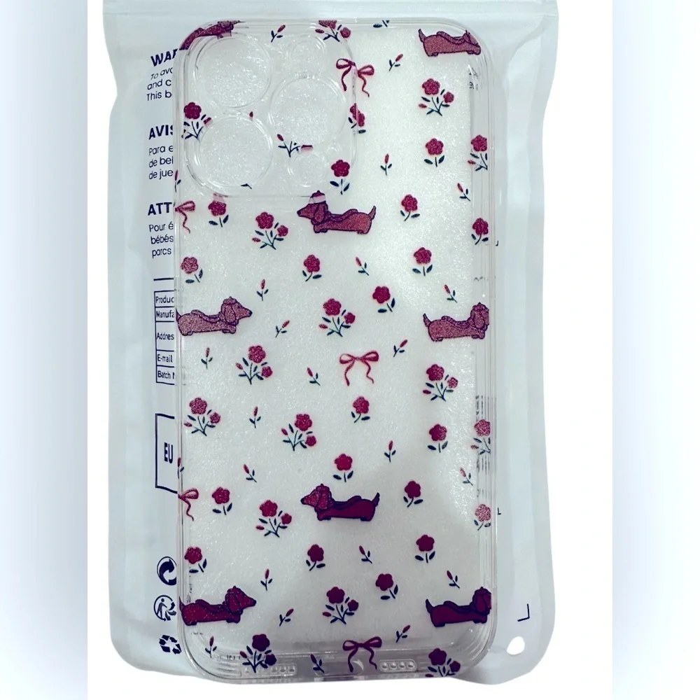 NEW Floral Dachshund iPhone Case